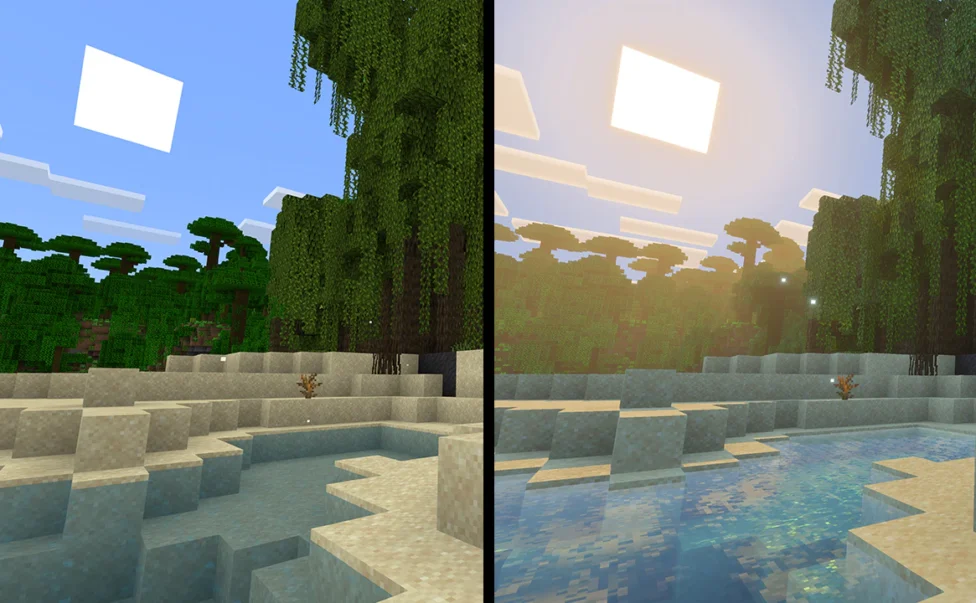 snownode - minecraft virbrant visuals blog
